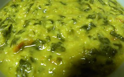 Mung Dal with Spinach